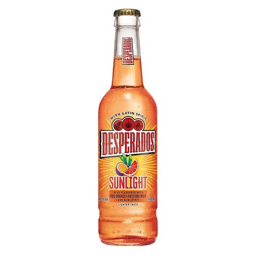 Piwo smakowe bezalkoholowe Red Orange & Passionfruit alk. 4,5% obj.  Desperados 400 ml