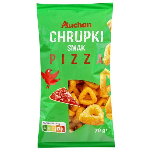 Chrupki kukuydziane smak pizzy Auchan 70 g