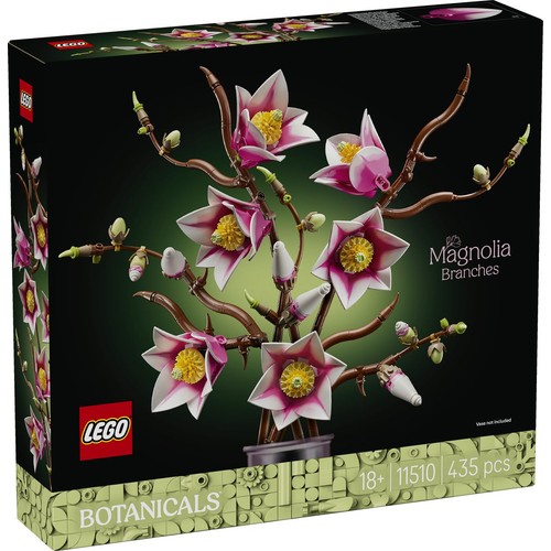 Botanicals Gałązki magnolii 11510, kwiatowa dekoracja LEGO 1 sztuka
