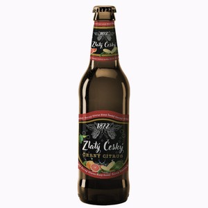 Piwo czeskie ciemne Cerny Citrus o smaku cytrusowym alk. 4,0% obj. Zlaty Cesky 500 ml