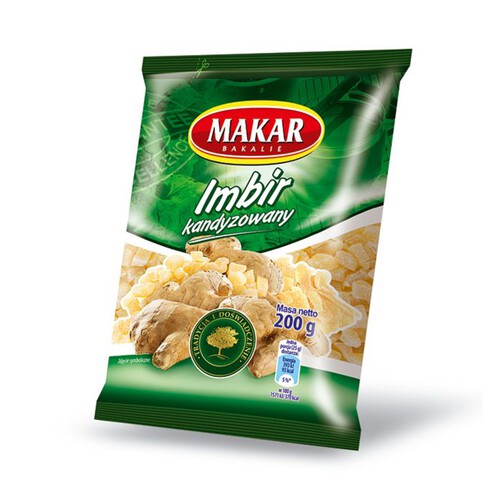 Imbir kandyzowany Makar 200 g