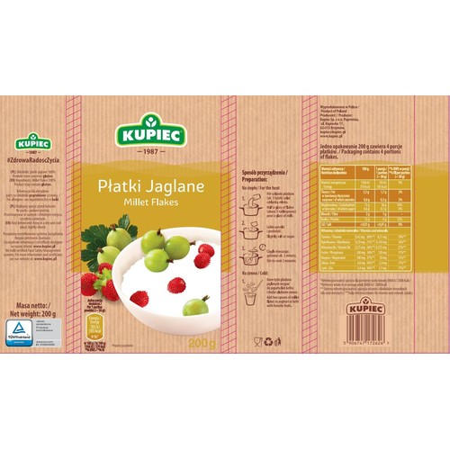 Płatki jaglane Kupiec 200 g