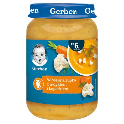 Wiosenna zupka z indykiem i koperkiem Gerber 190 g