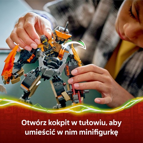 Zabawka NINJAGO® Mech specjalny Cole’a i Zane w smoczej zbroi 71854 LEGO 1 sztuka