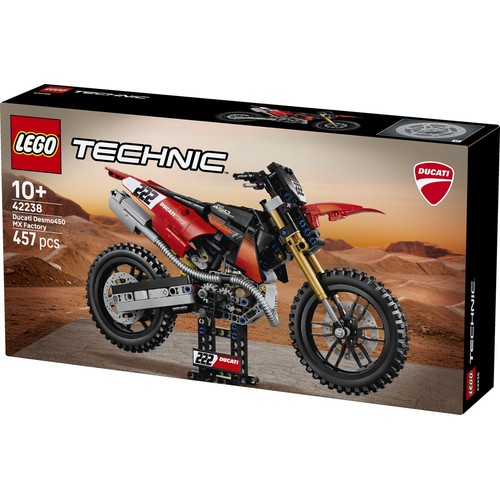 Technic Motocykl Ducati Desmo450 MX Factory 42238 LEGO 1 sztuka