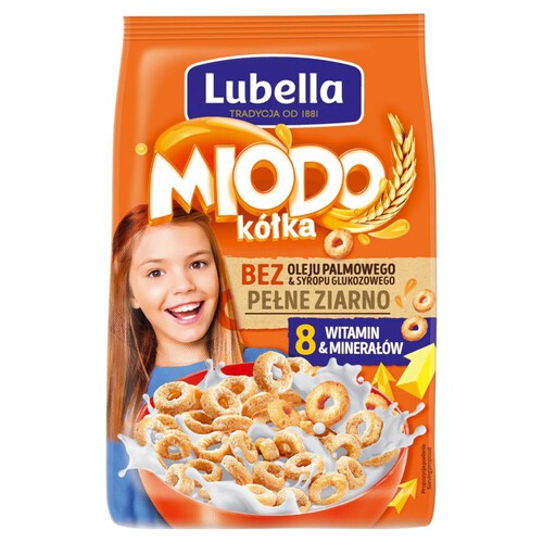 Mlekołaki Miodo kółka Lubella 500 g