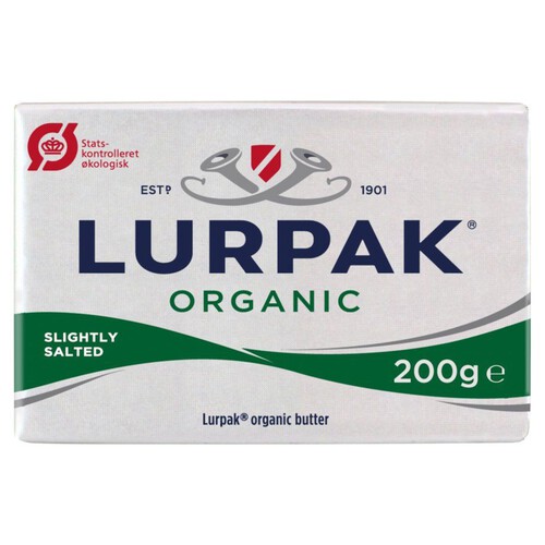 Duńskie masło ekologiczne lekko solone Lurpak 200 g