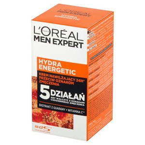 Krem nawilżający przeciw oznakom zmęczenia 24H L'Oreal Men Expert 50 ml