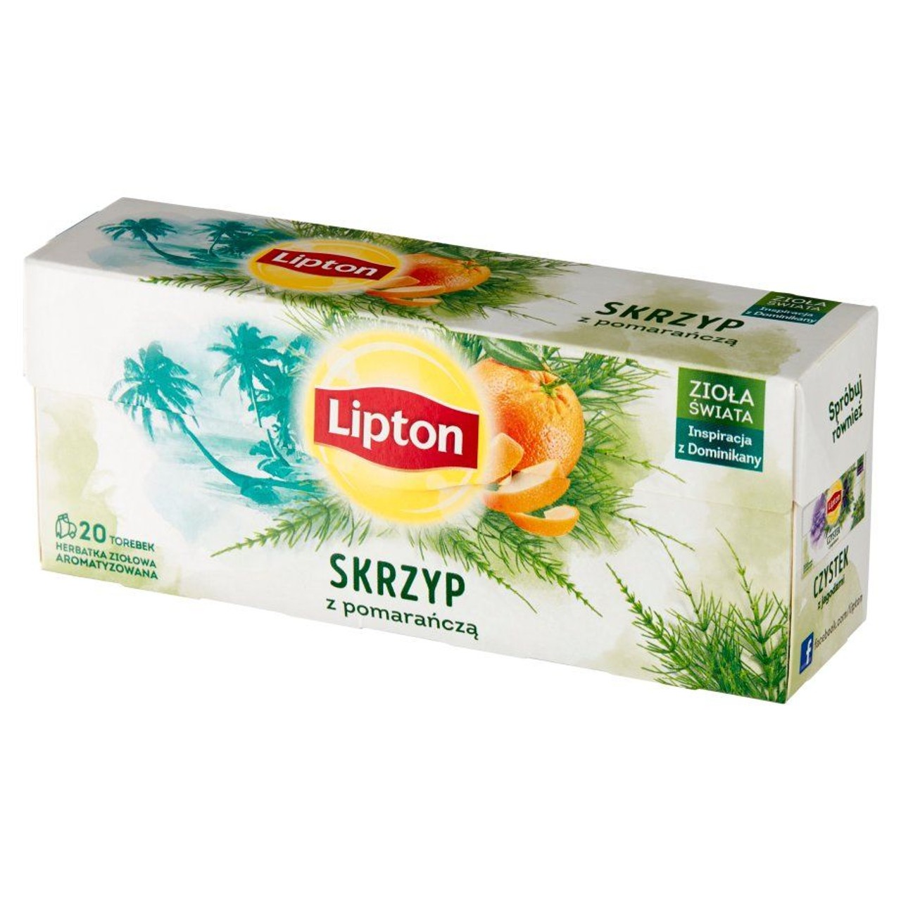 Herbata ziołowa skrzyp z pomarańczą  Lipton 20 torebek