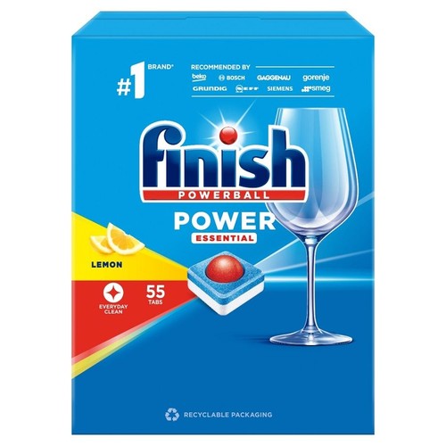 Tabletki do zmywarki Power lemon   FINISH 55 tabletek