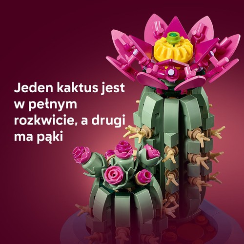 Botanicals Kwitnący kaktus, roślina ozdobna, klocki 11509 LEGO  1 sztuka