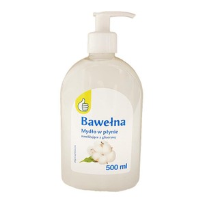 Mydło w płynie nawilżające z gliceryna Bawełna Auchan 500 ml