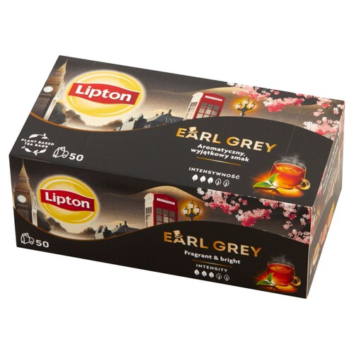 Herbata czarna Earl Grey 50 x 1.5 g Lipton 50 torebek