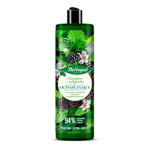 Szampon z odżywką oczyszczający Herbapol 400 ml