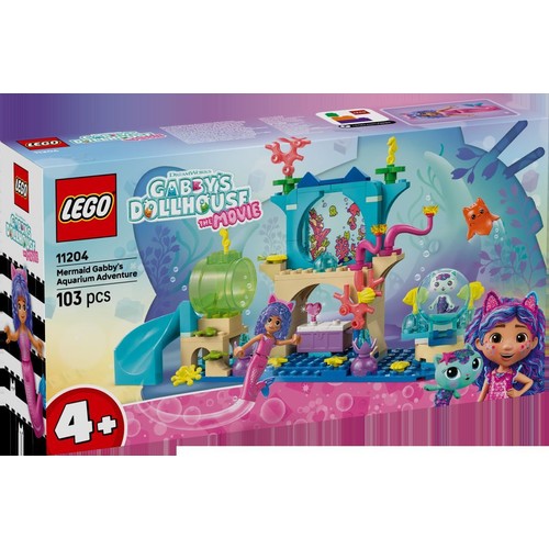 Koci domek Gabi Podwodna przygoda syrenki Gabi 11204 LEGO 1 sztuka