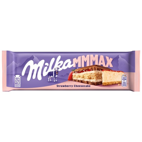 Czekolada mleczna Strawberry Cheesecake Milka 300 g