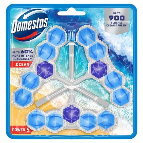 Zawieszka do WC Power 5 Ocean  Domestos 3 x 50 g