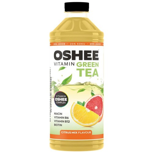 Napój witaminowy Vitamin Green Tea o smaku cytrusów Oshee 1,1 l
