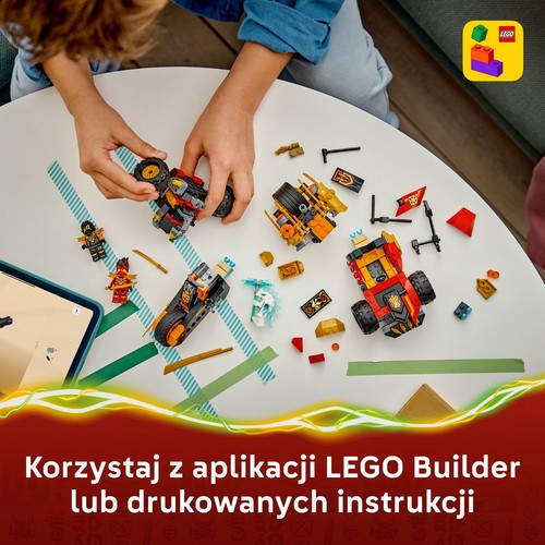 NINJAGO Wielofunkcyjne pojazdy Kaia i Cole’a 71864 LEGO 1 sztuka