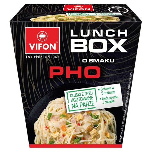 Danie błyskawiczne Lunch Box PHO z kluskami ryżowymi łagodne Vifon 85 g