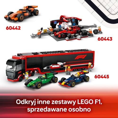 City F1® Bolidy Williams Racing i Haas F1® 60464 LEGO 1 sztuka