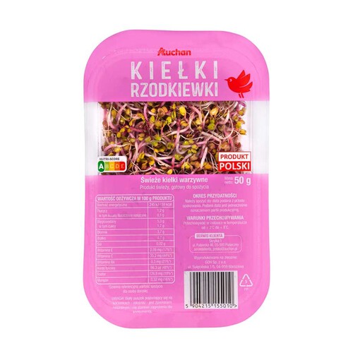 Kiełki rzodkiewki Auchan 50 g