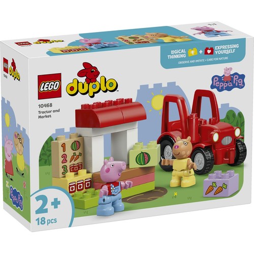 DUPLO® Świnka Peppa Ciągnik i rynek 10468 LEGO 1 sztuka