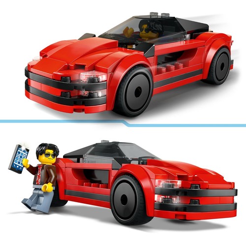 City Czerwony samochód sportowy 60448 LEGO 1 sztuka