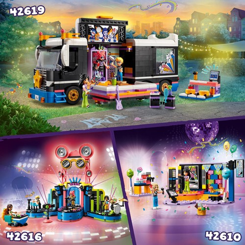 Friends Autobus koncertowy gwiazdy popu 42619 LEGO 1 sztuka