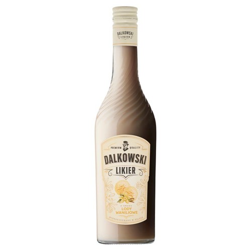 Likier o smaku lodu waniliowe alk. 15,0% obj. Dalkowski 500 ml