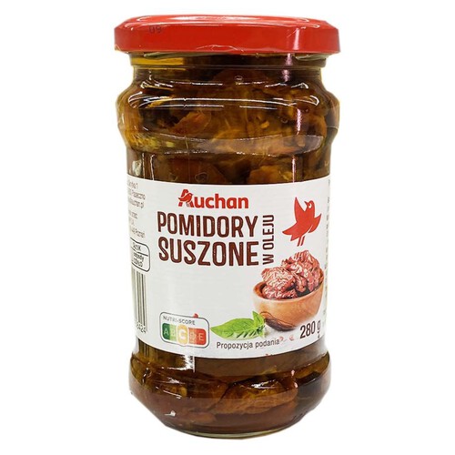 Pomidory suszone w oleju Auchan 155 g