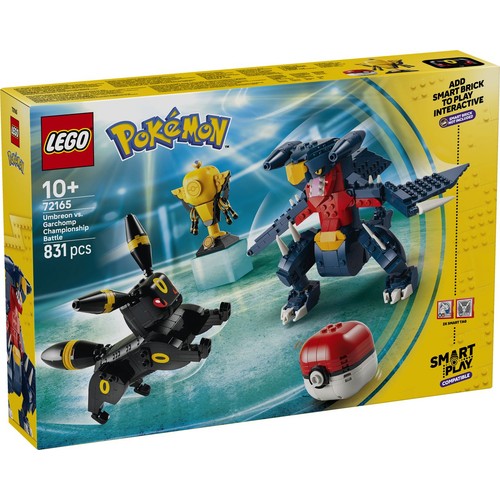 Pokémon SMART Play: Umbreon kontra Garchomp - walka o mistrzostwo 72165 LEGO 1 sztuka