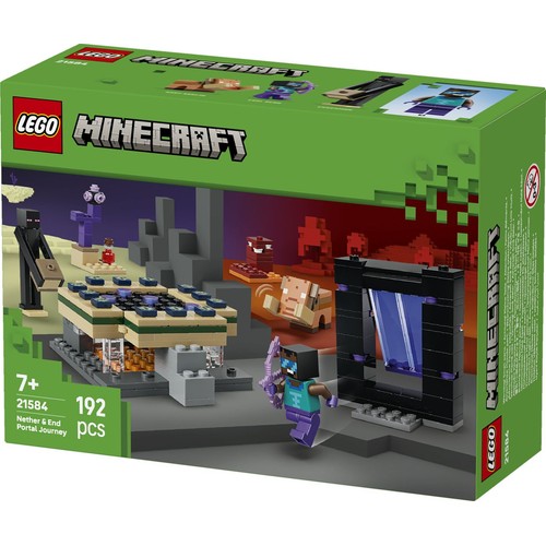 Minecraft® Podróż przez portal Netheru i Kresu 21584 LEGO 1 sztuka