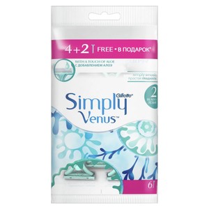 Maszynka Simply Venus 2 dla kobiet Venus 6 sztuk