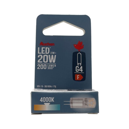 Żarówka LED G4 20W zimna Auchan 1 sztuka