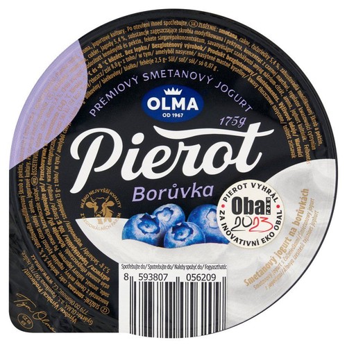 Pierot śmietankowy jogurt z borówkami Olma 175 g