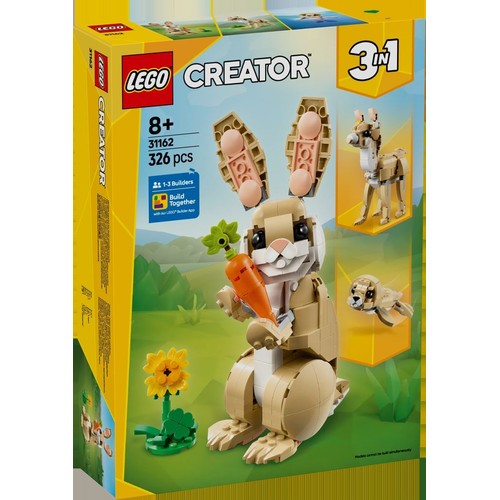 Creator 3 w 1 Uroczy króliczek 31162 LEGO 1 sztuka