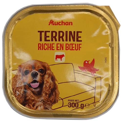 Karma dla psów z wołowiną Auchan 300 g