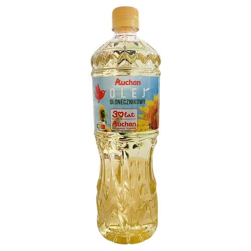 Olej słonecznikowy Auchan 1 l
