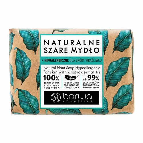 Naturalne szare mydło 90g Barwa  1 sztuka