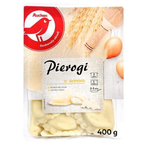 Pierogi z serem Auchan 400 g