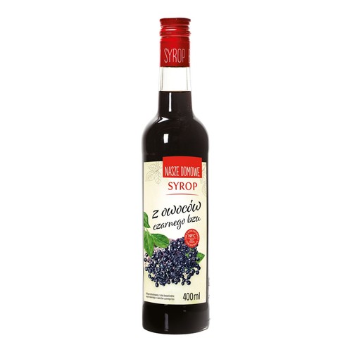 Syrop z owoców czarnego bzu Nasze Domowe 400 ml
