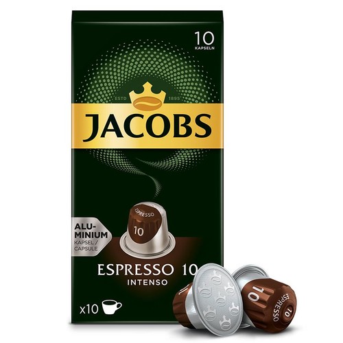 Kawa w kapsułkach Espresso intenso Jacobs 10 kapsułek