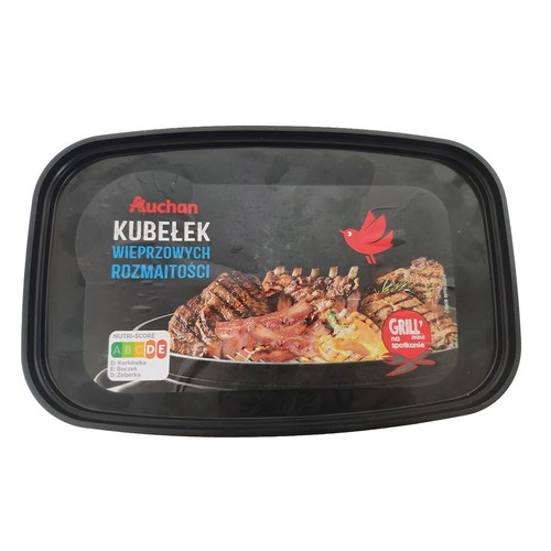 Kubełek grillowych rozmaitości Auchan na wagę ok. 1,8 kg