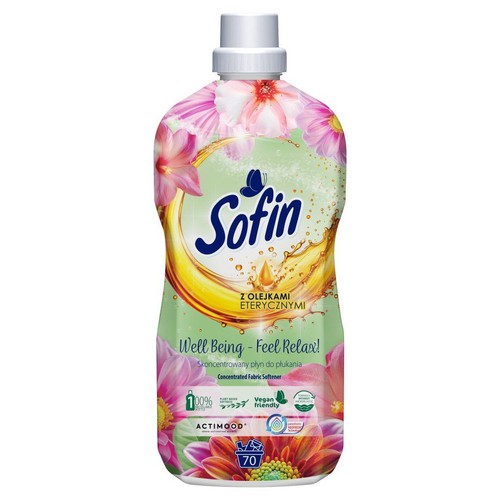 Płyn do płukania z olejkami eterycznymi Well Being-Feel Relax Sofin 1,4 l