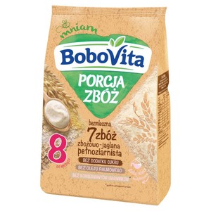 Kaszka bezmleczna 7 zbóż zbożowo-jaglana po 8 miesiącu BoboVita 170 g