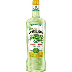 Wódka smakowa Konopie Siewne z Limonką i Miętą alk. 25,0% obj.  Lubelska 500 ml