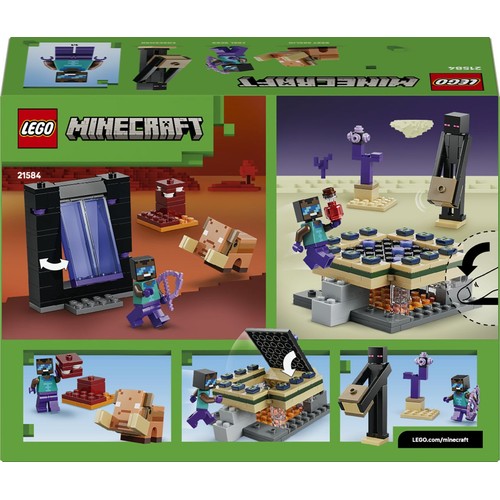 Minecraft® Podróż przez portal Netheru i Kresu 21584 LEGO 1 sztuka