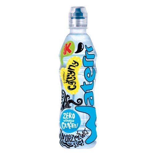 Woda smakowa o smaku cytrynowym Water Zero Cukru Kubuś Water 6 x 0,5 l