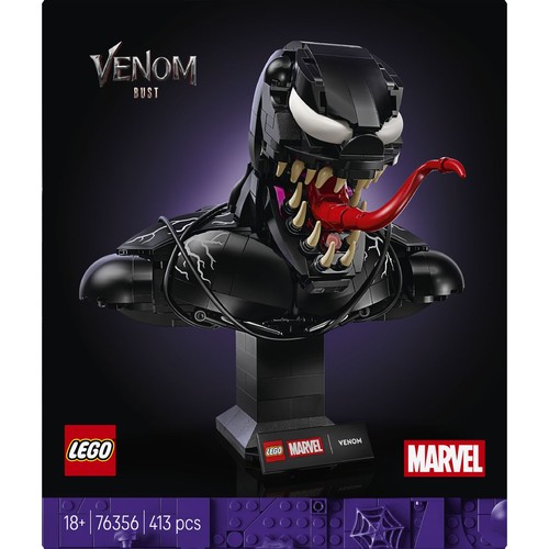 Marvel Popiersie Venoma 76356 LEGO 1 sztuka